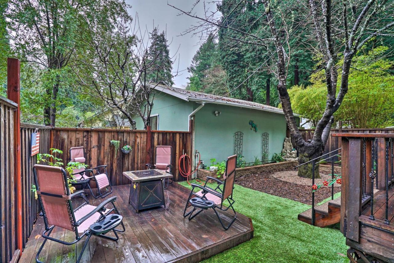 California Cottage Less Than 4 Mi To Redwood Hiking Trails Ben Lomond Exteriör bild